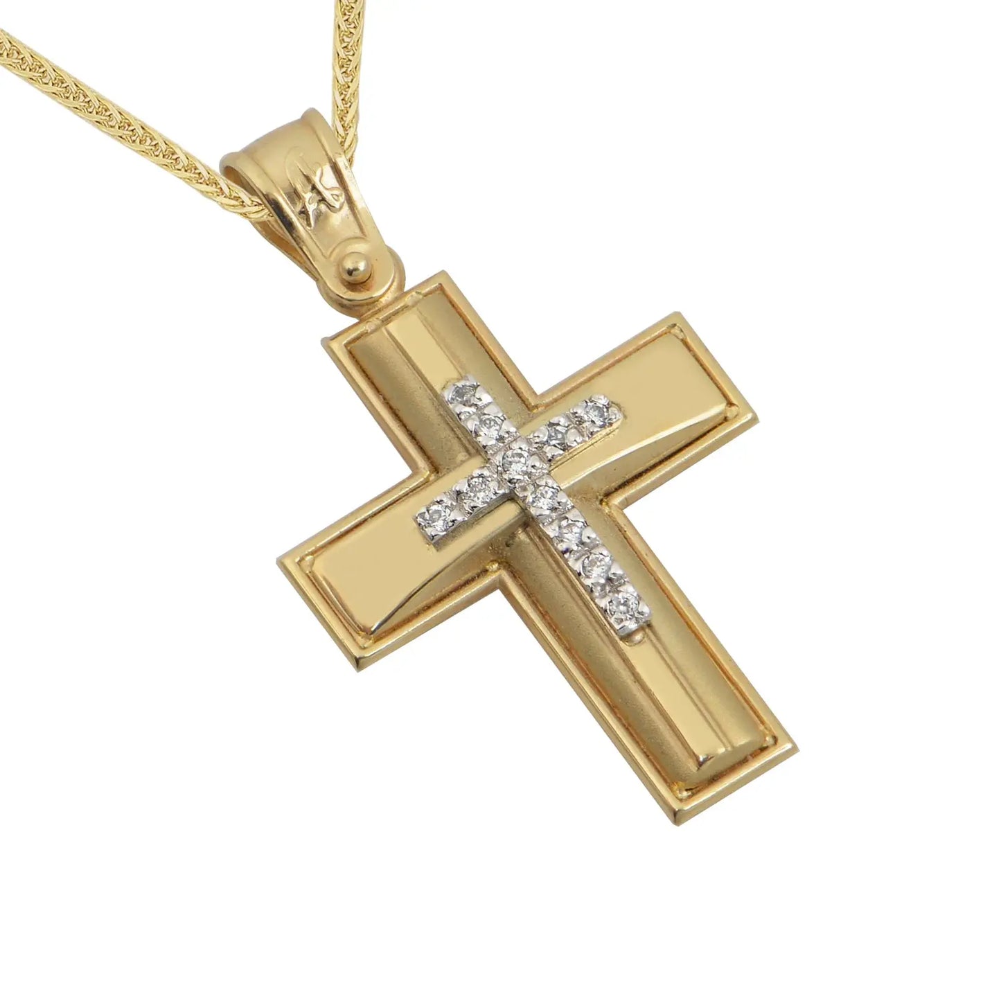 Baptismal Cross STA600 Gold K9