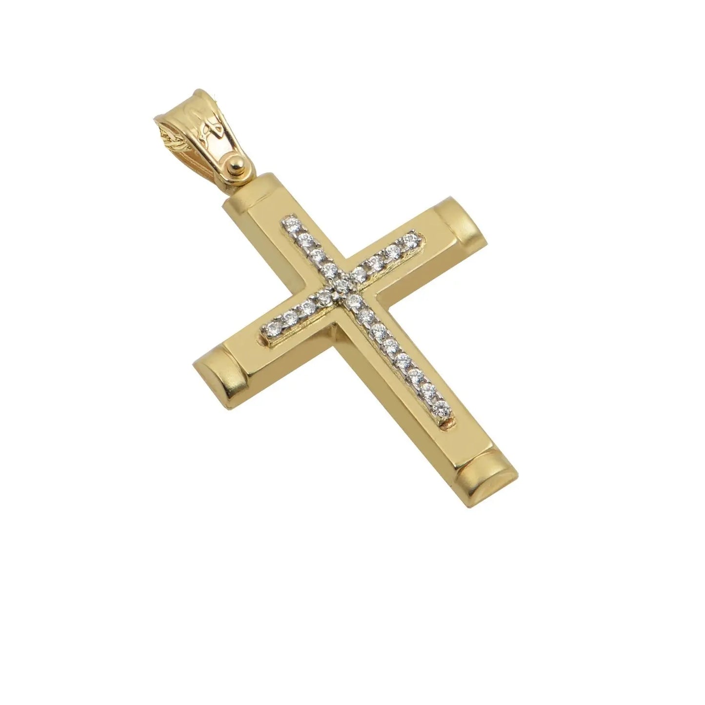 Baptismal Cross STA600 Gold K9