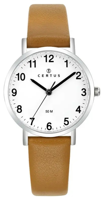 Certus 644444 Brown Leather Strap Certus