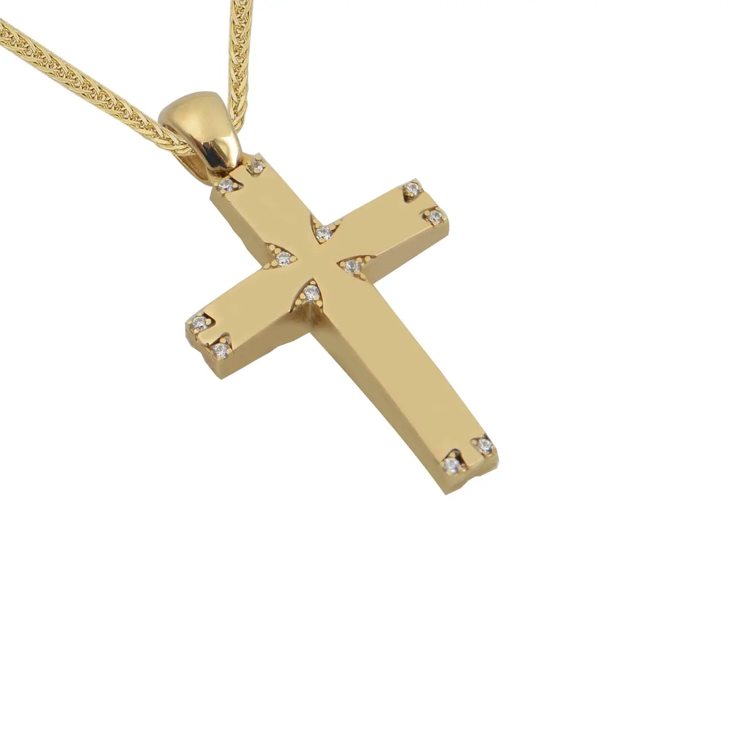 Baptismal Cross STA600 Gold K9