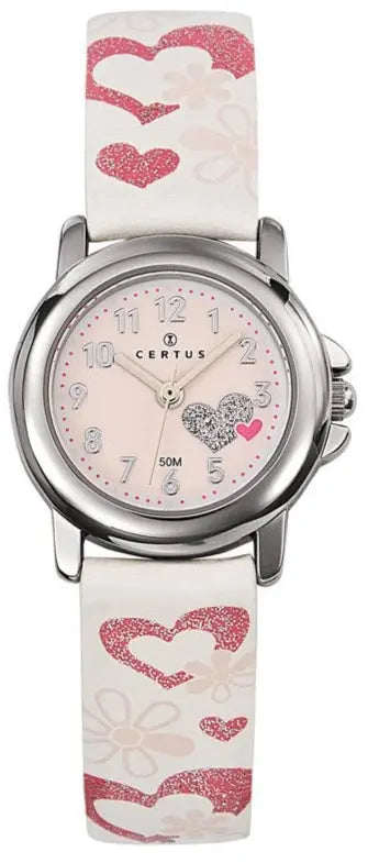 Certus 647455 Kids White Leather Strap
