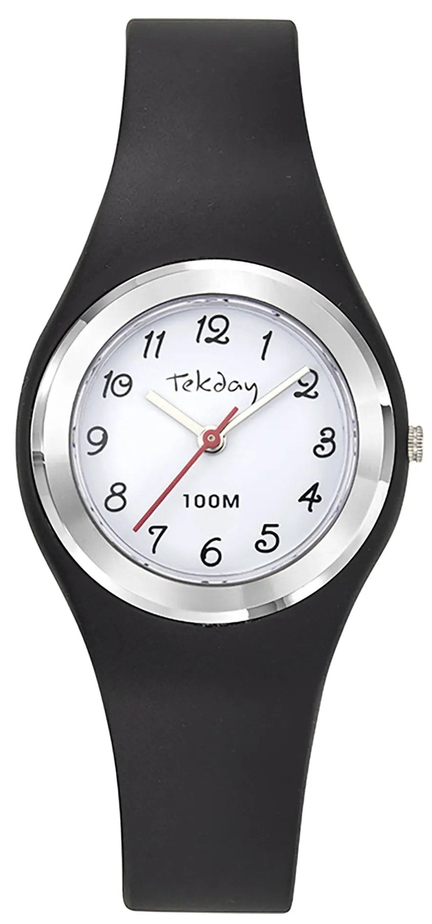 TEKDAY 654747 Black Silicone Strap