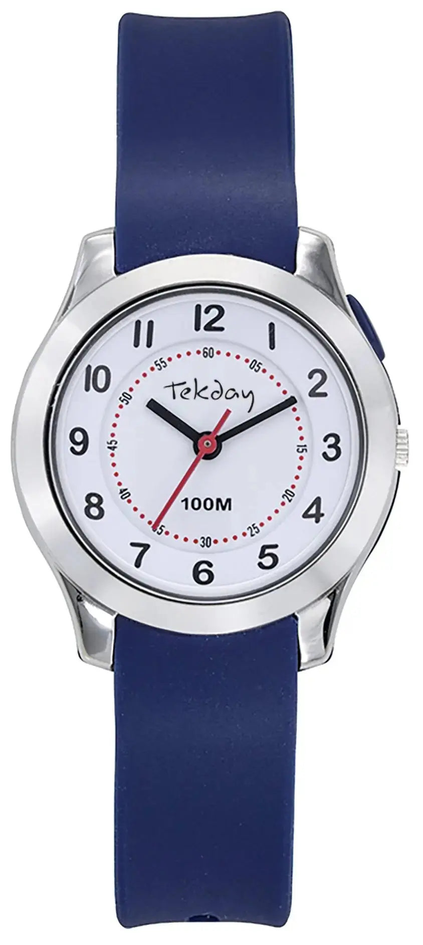 TEKDAY 654824 Blue Silicone Strap Tekday