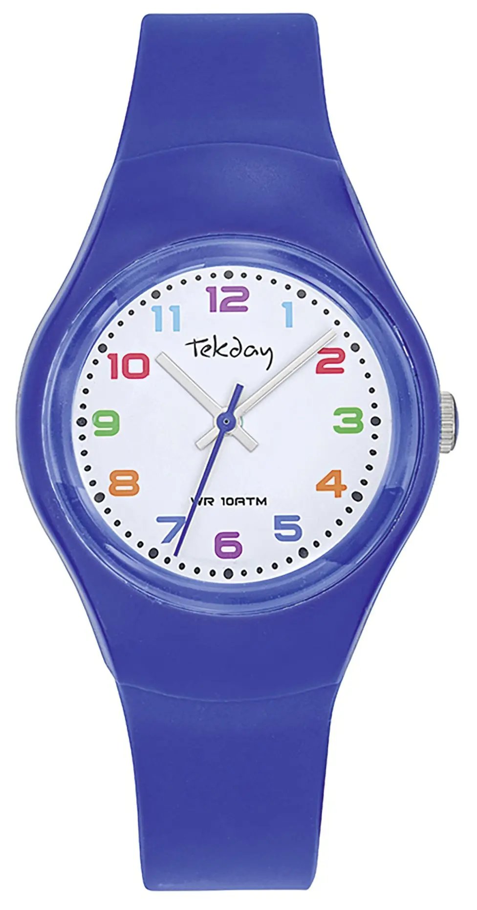 TEKDAY 654843 Blue Silicone Strap