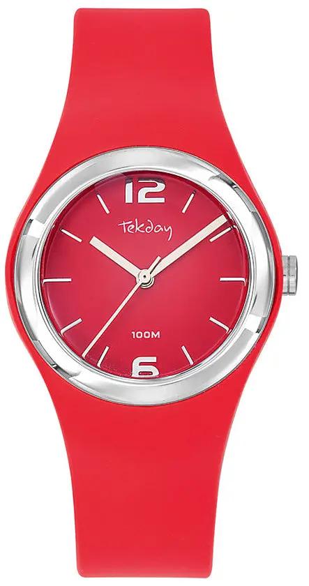 TEKDAY 654861 Red Silicone Strap
