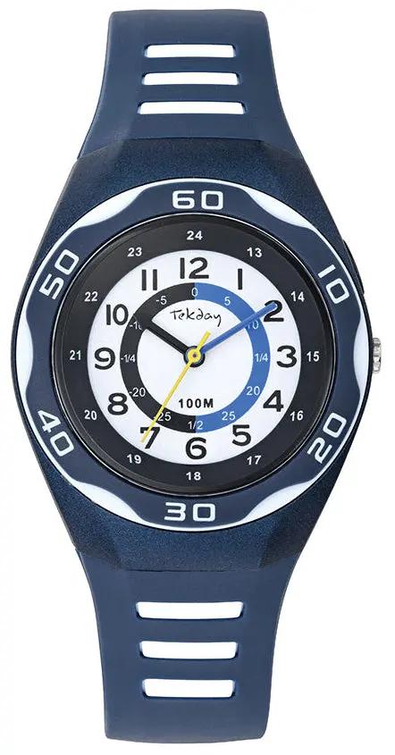 TEKDAY 654873 Blue Silicone Strap