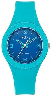 TEKDAY 654896 Light Blue Silicone Strap