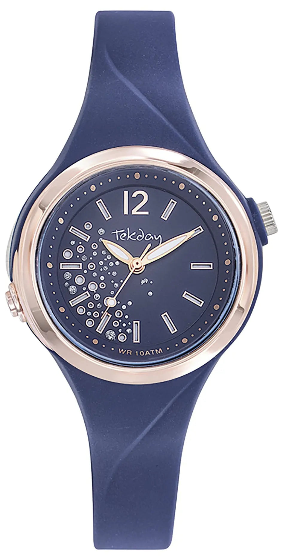 TEKDAY 654941 Blue Silicone Strap