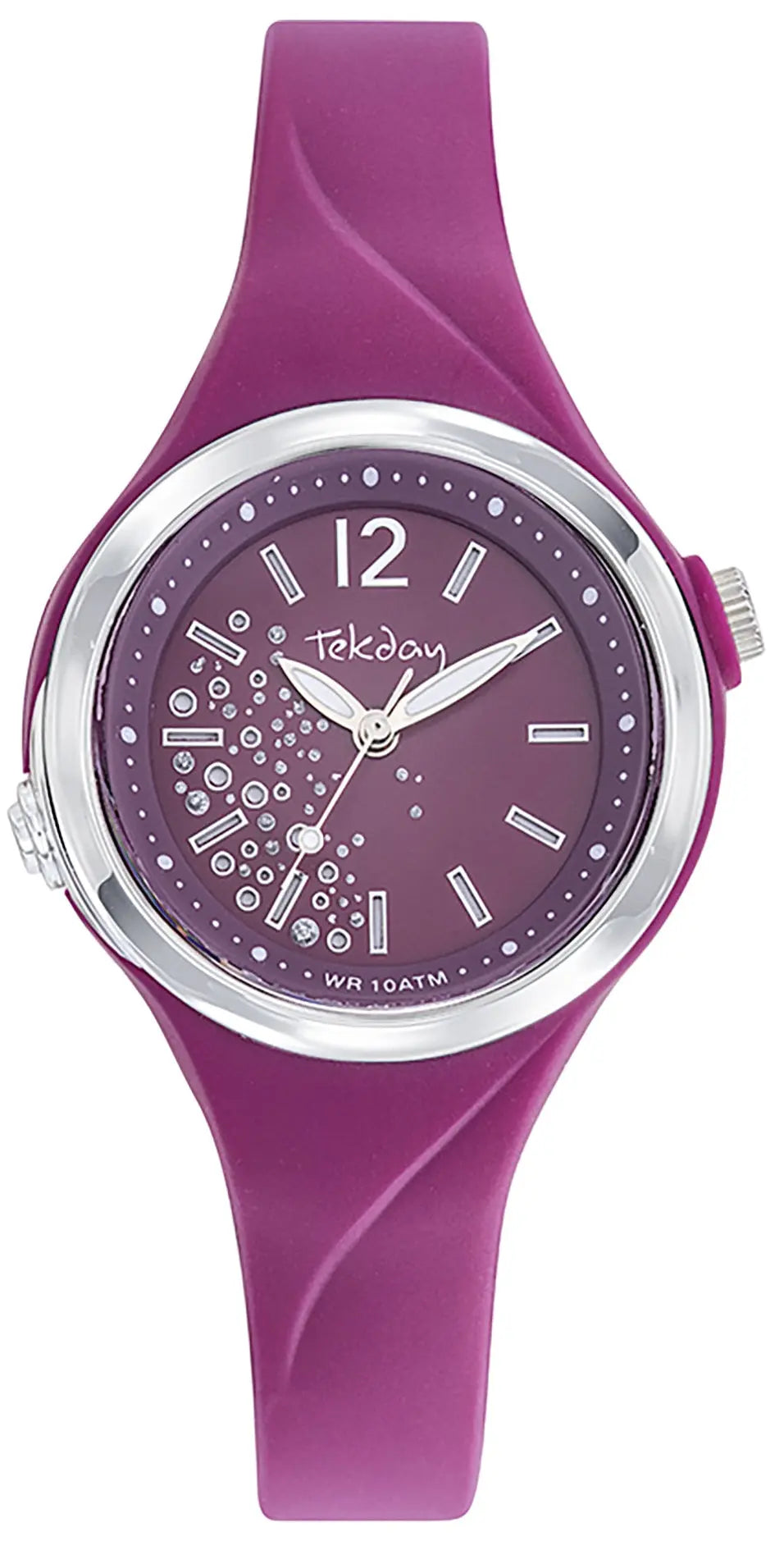 TEKDAY 654943 Purple Silicone Strap