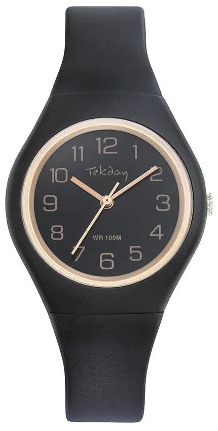 TEKDAY 654954 Black Silicon Strap