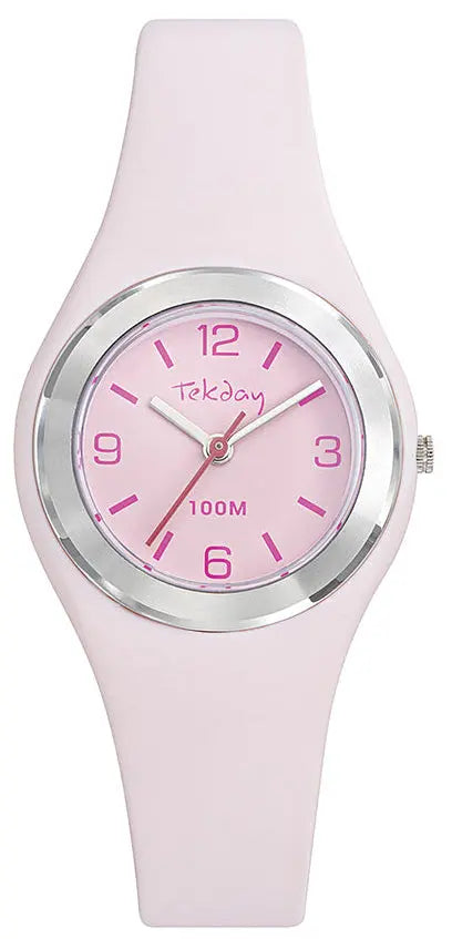 TEKDAY 654957 Pink Silicon Strap