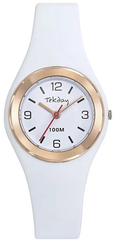 TEKDAY 654958 White Silicon Strap