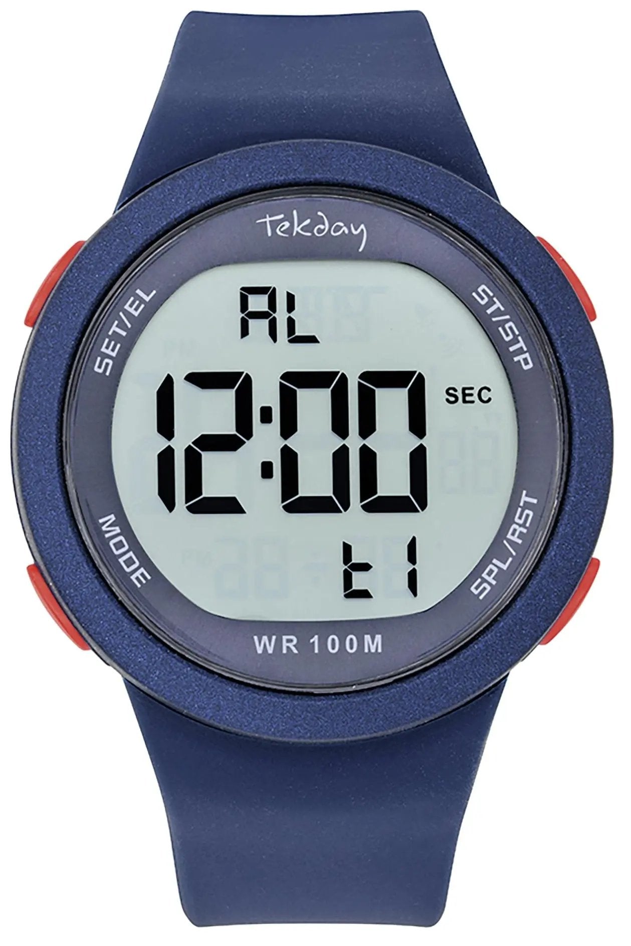 TEKDAY 656217 Blue Rubber Strap