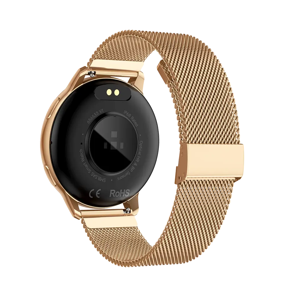 TEKDAY 656533 Smartwatch Rose Gold Stainless Steel Bracelet