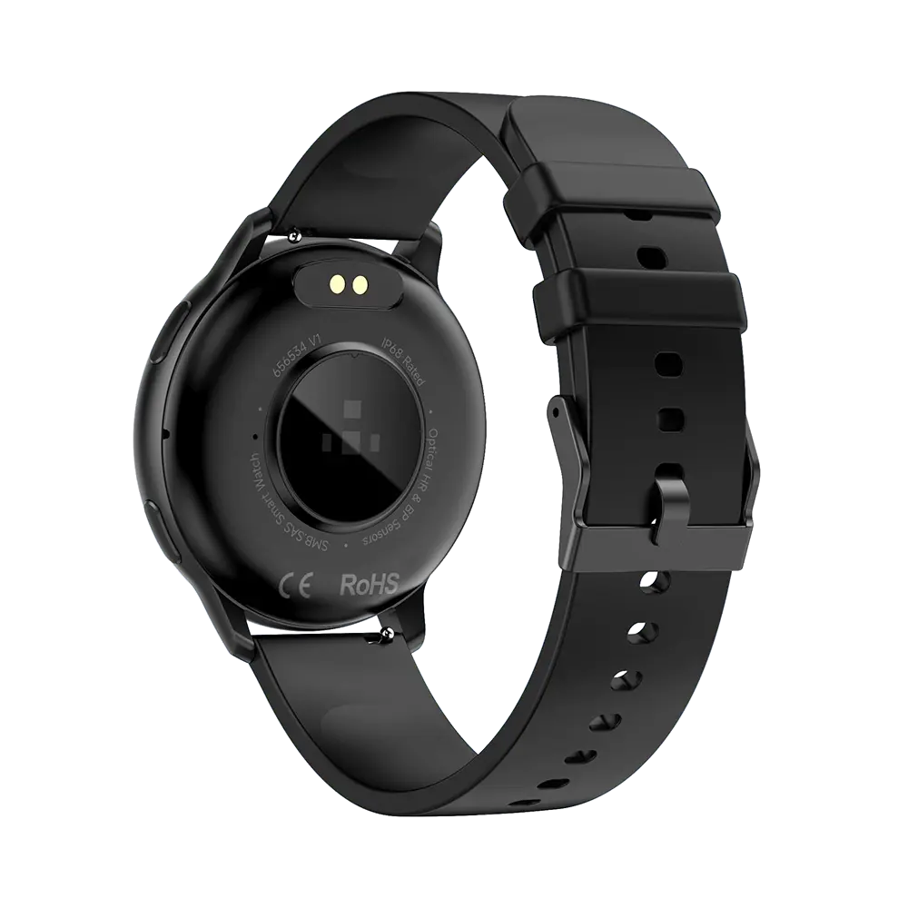 TEKDAY 656534 Smartwatch Black Silicon Strap