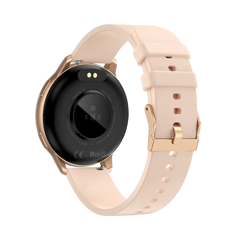 TEKDAY 656535 Smartwatch Beige Silicon Strap