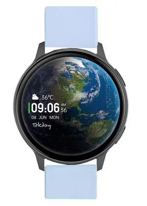 TEKDAY 656559 Smartwatch Light Blue Silicon Strap