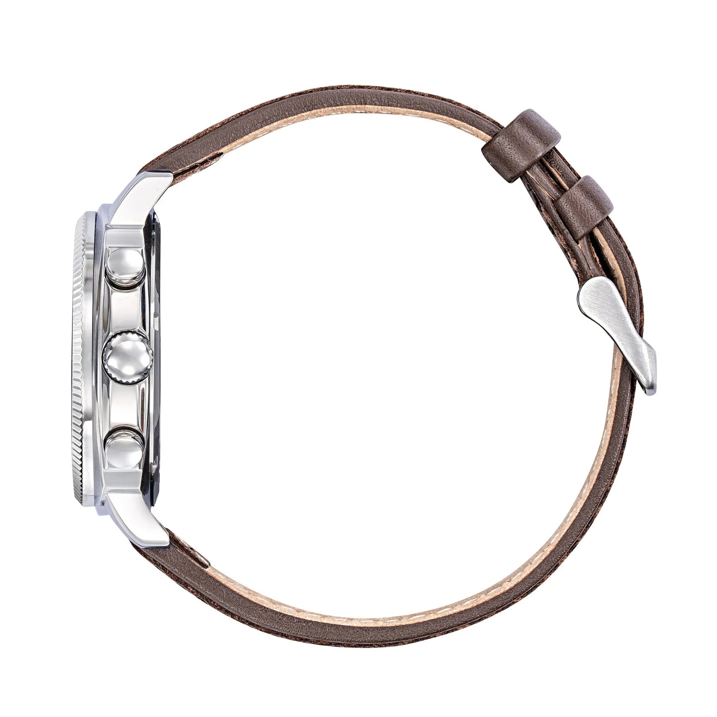 Rafale 666026 Coach Chronograph Brown Leather Strap Rafale