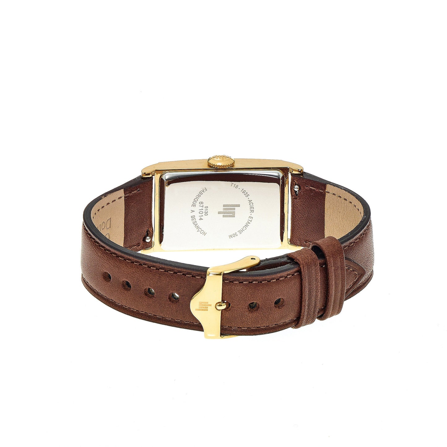 LIP 671014 Churchill T19 Brown Leather Strap Lip