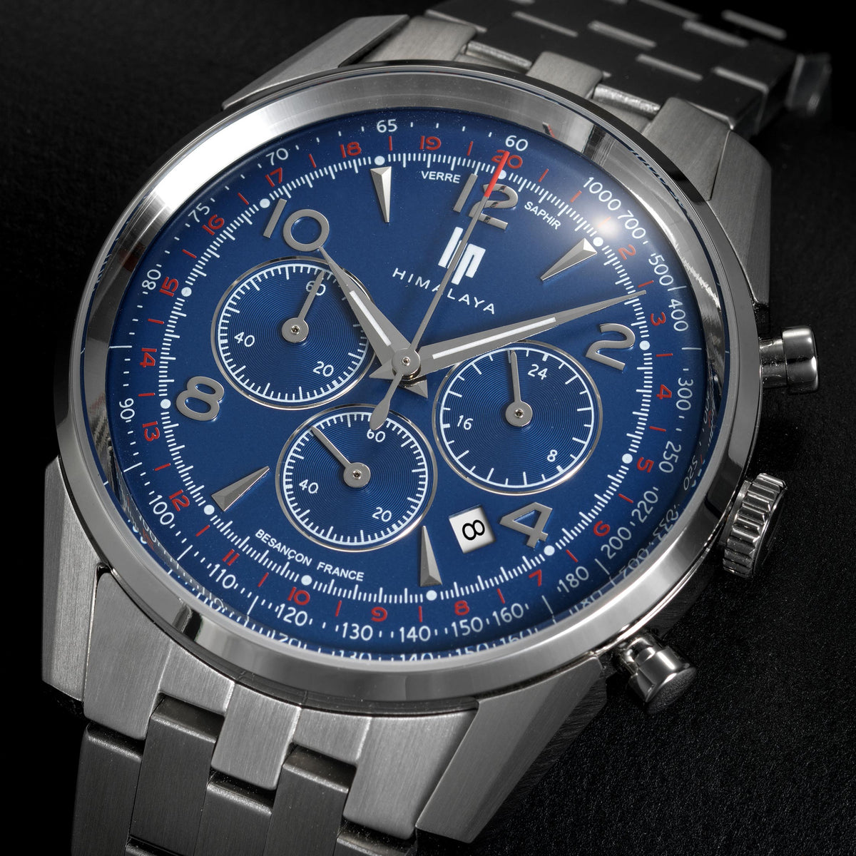 LIP 671710 Himalaya Chrono Stainless Steel Bracelet Lip