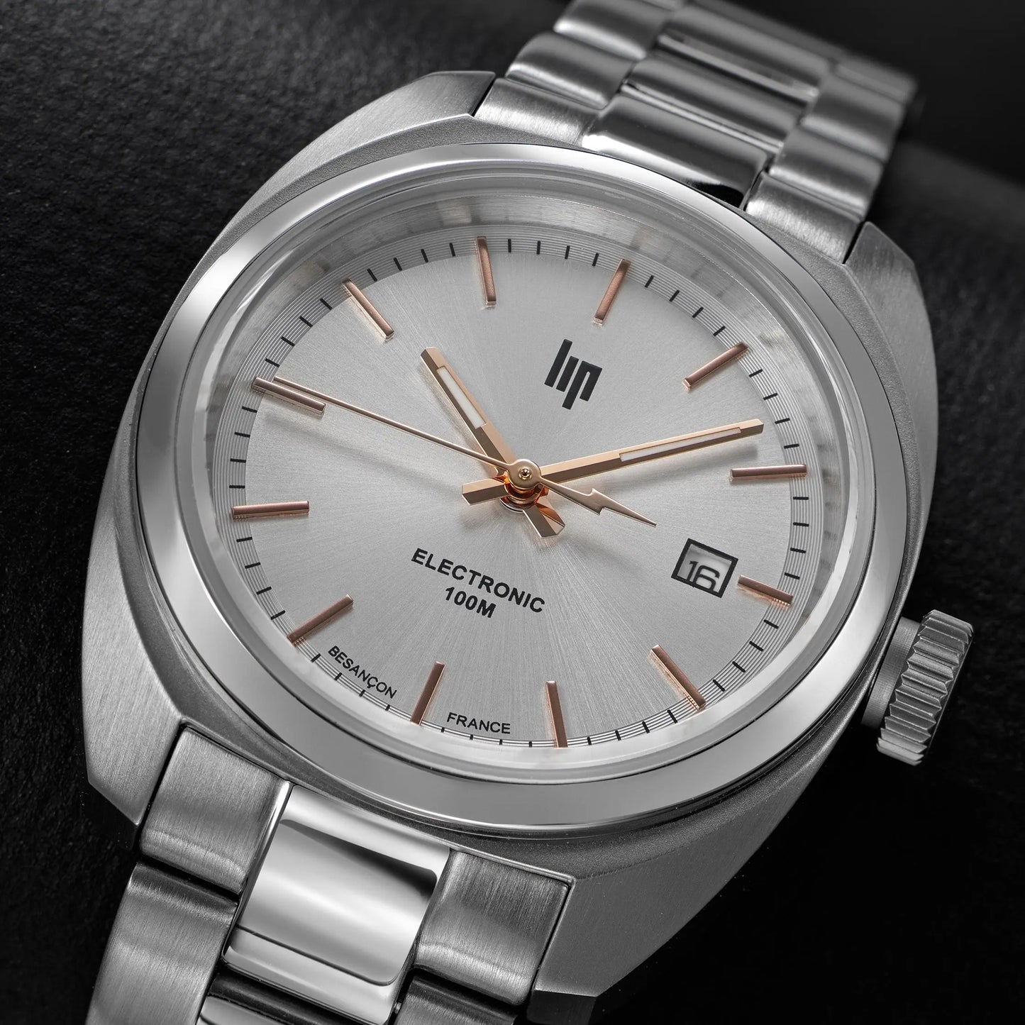 LIP 671883 General De Gaulle Silver Stainless Steel Bracelet