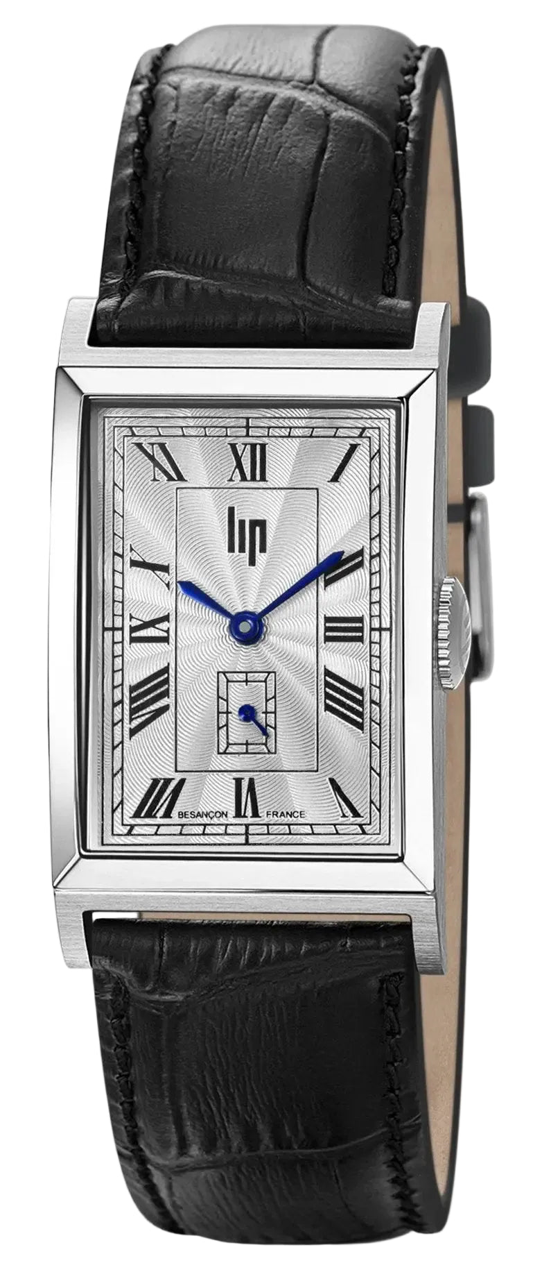 LIP 671927 Churchill T24 Black Leather Strap