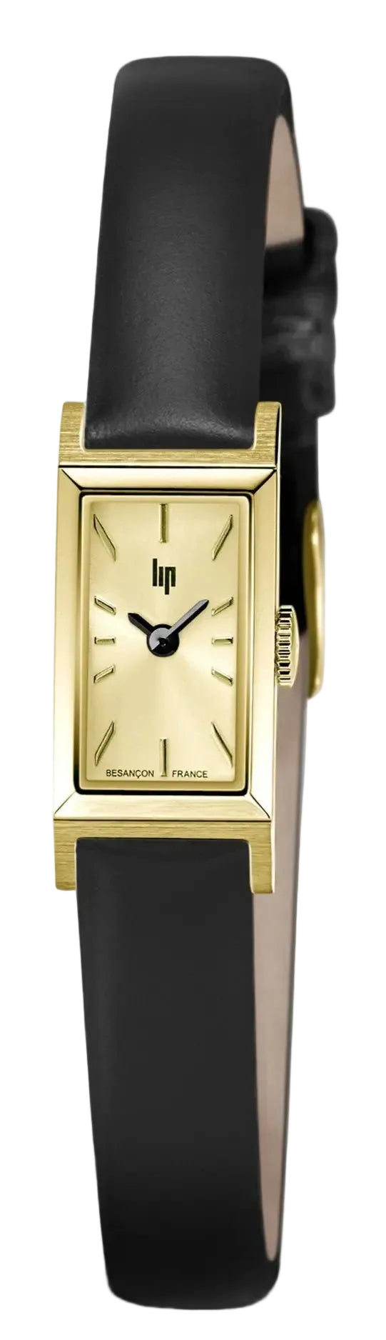 LIP 671932 Churchill T13 Black Leather Strap