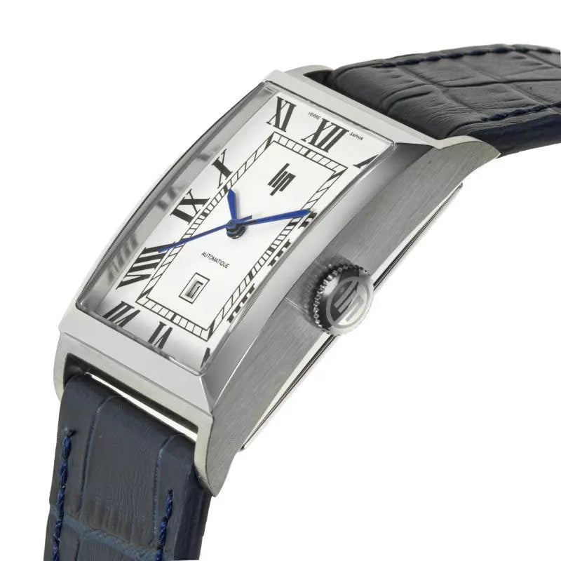 LIP 671939 Churchill T26 Automatic Black Leather Strap