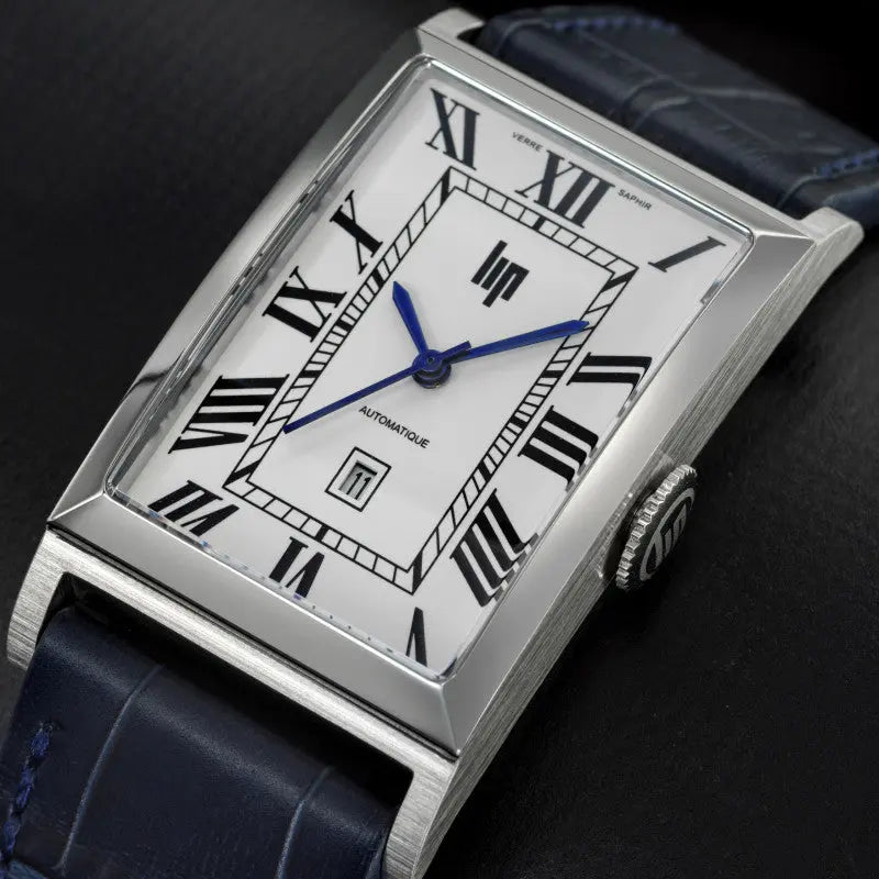 LIP 671939 Churchill T26 Automatic Black Leather Strap