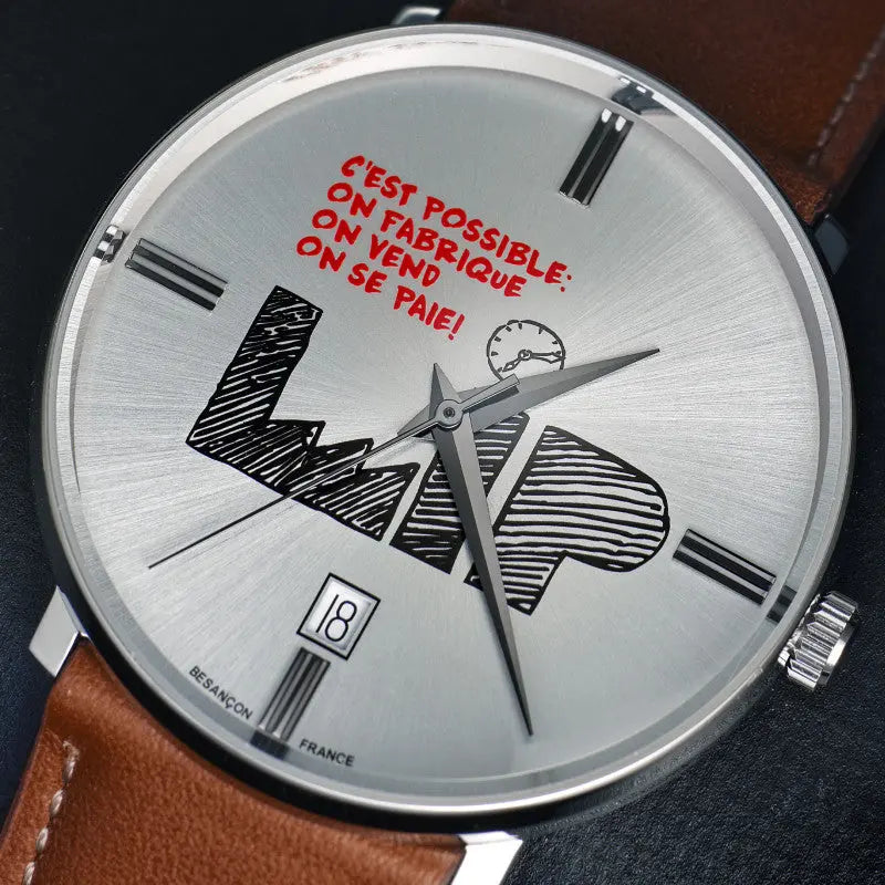 LIP 671956 Lip C'est Possible Brown Leather Strap