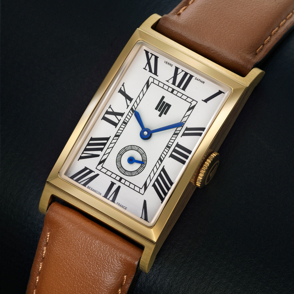LIP 671960 Churchill T18 Brown Leather Strap