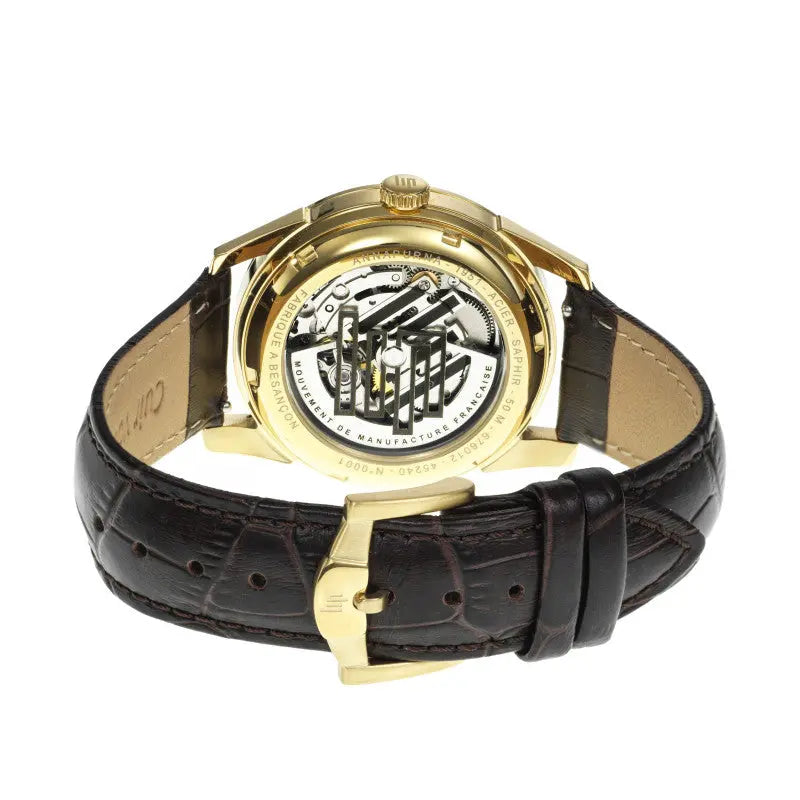 LIP 676012 Annapurna Automatic Brown Leather Strap