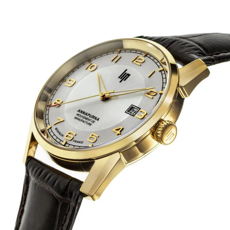 LIP 676012 Annapurna Automatic Brown Leather Strap