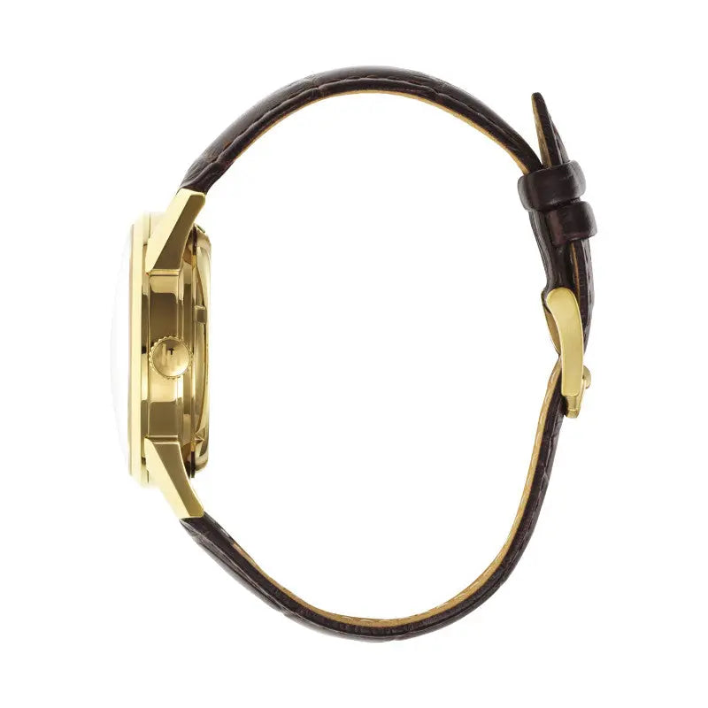 LIP 676012 Annapurna Automatic Brown Leather Strap