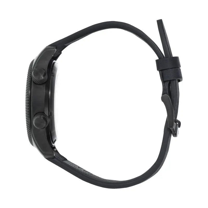LIP 676031 Type 14 Automatic Black Leather Strap