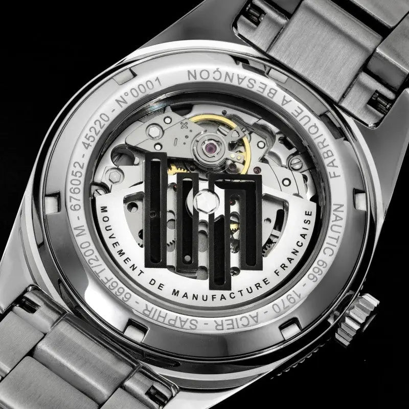 LIP 676052 Nautic 666 Automatic Silver Stainless Steel Bracelet