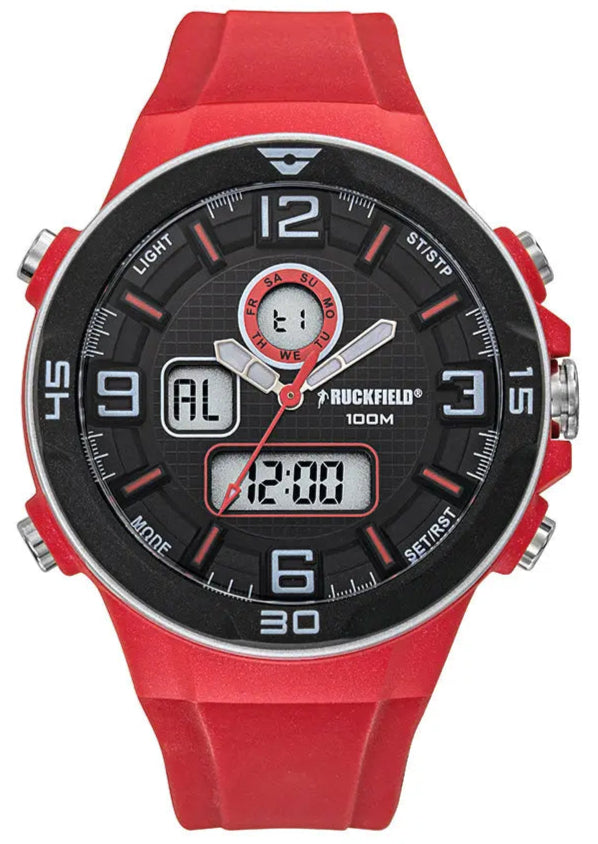 Ruckfield 685202 Anadigi Red Rubber Strap