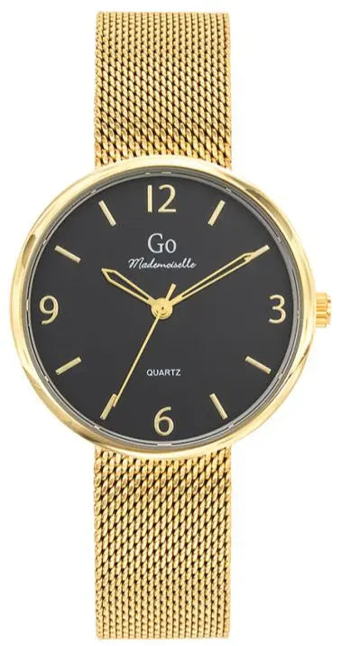 GO Girl Only 695586 Gold Stainless Steel Mesh Bracelet