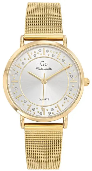 GO Girl Only 695591 Gold Stainless Steel Mesh Bracelet