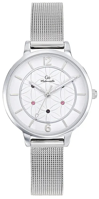 GO Girl Only 695606 Silver Stainless Steel Mesh Bracelet