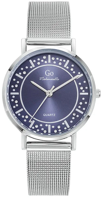 GO Girl Only 695619 Silver Stainless Steel Mesh Bracelet