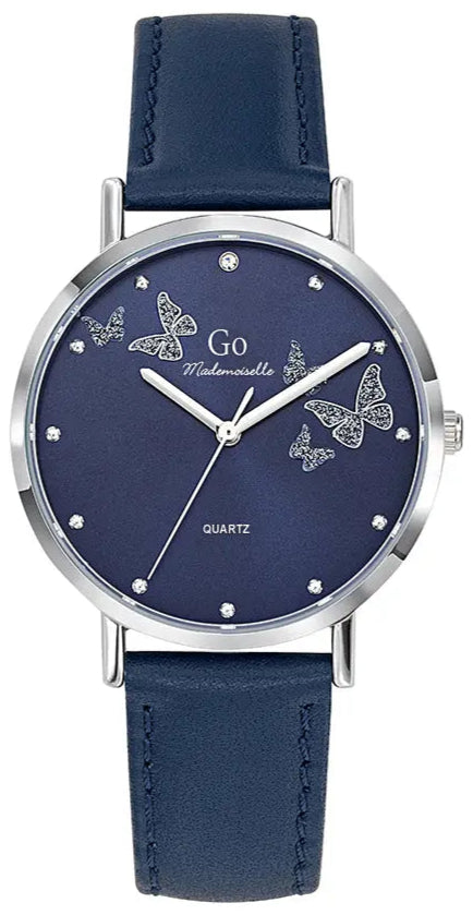 GO Girl Only 699348 Blue Leather Strap
