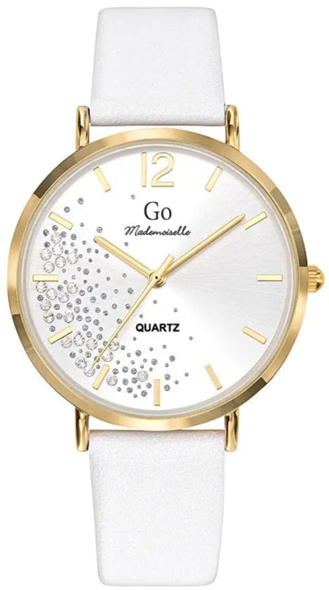 GO Girl Only 699359 White Leather Strap