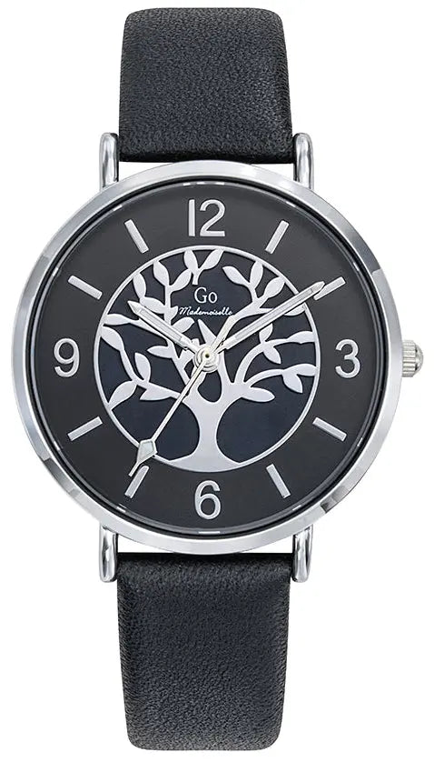 GO Girl Only 699503 Black Leather Strap