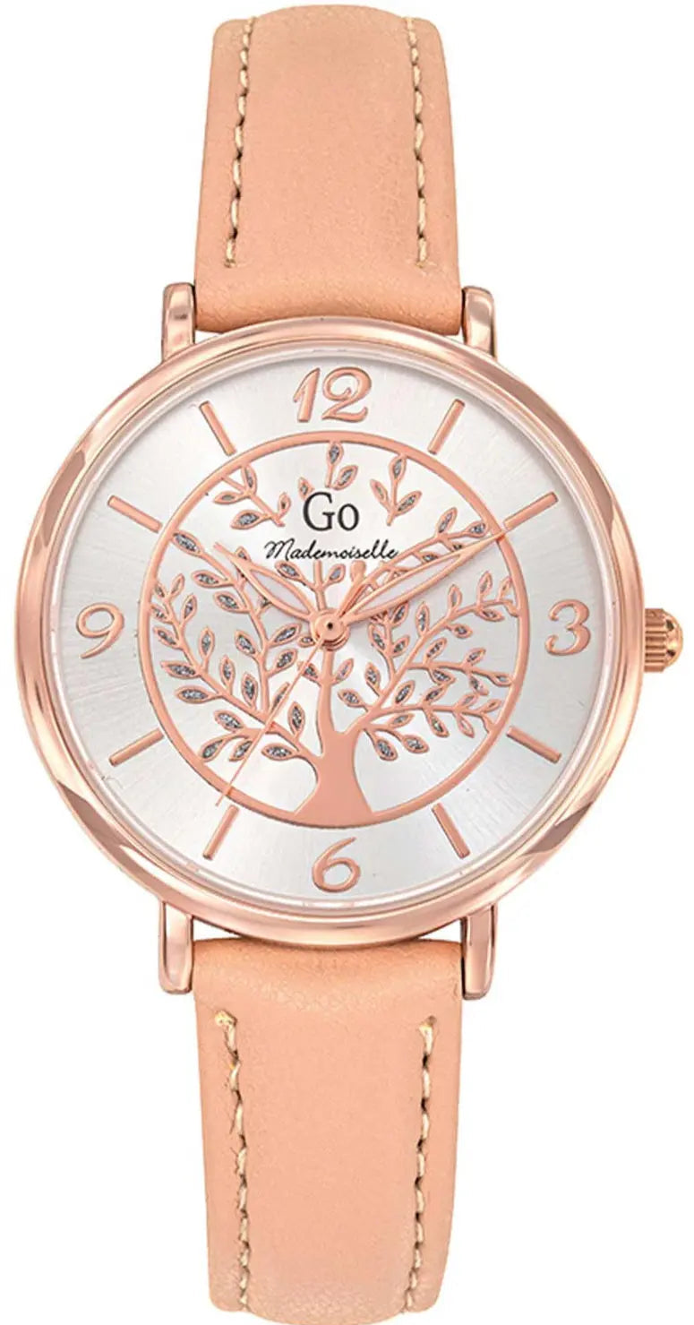 GO Girl Only 699567 Beige Leather Strap