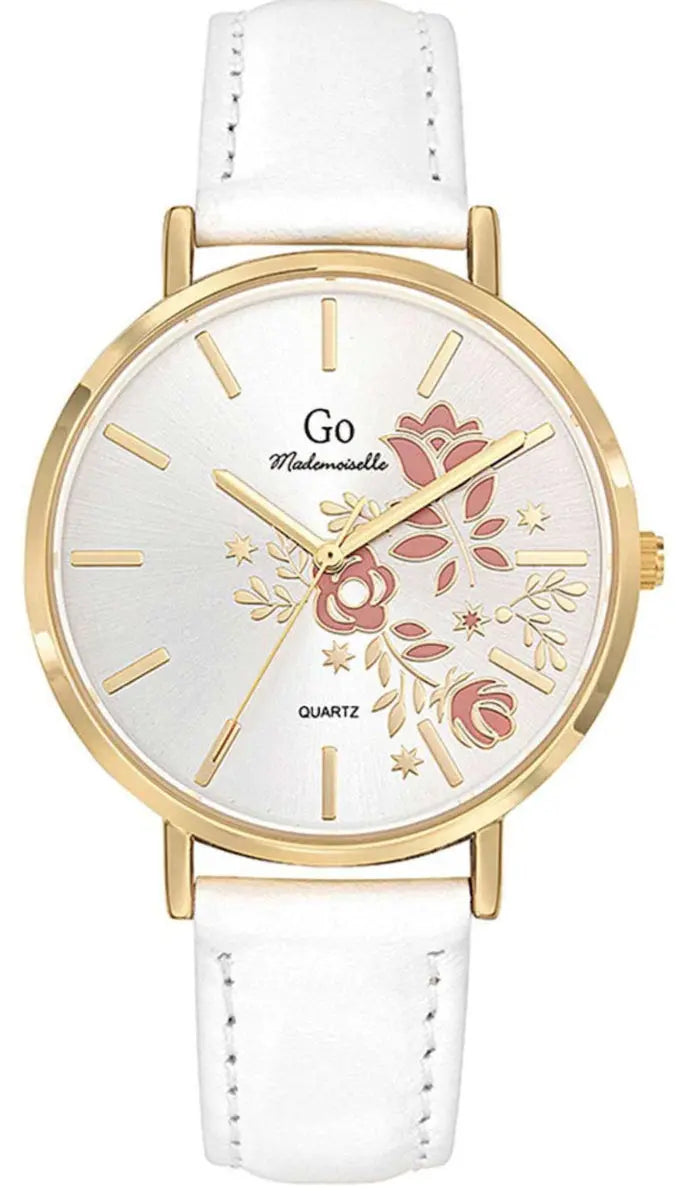 GO Girl Only 699575 White Leather Strap