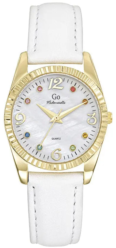 GO Girl Only 699590 White Leather Strap