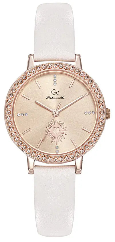 GO Girl Only 699653 White Leather Strap