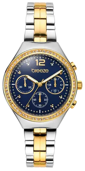 BREEZE 712561.3 Absolute Chronograph Two Tone Stainless Steel Bracelet Breeze