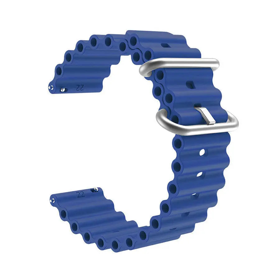 Λουρί 8845BL Blue SIlicon Strap